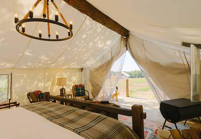 Glamping a New York